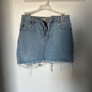 Topshop Moto denim skirt. Good condition.